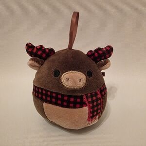 Squishmallows Holiday Moose Plush Ornament